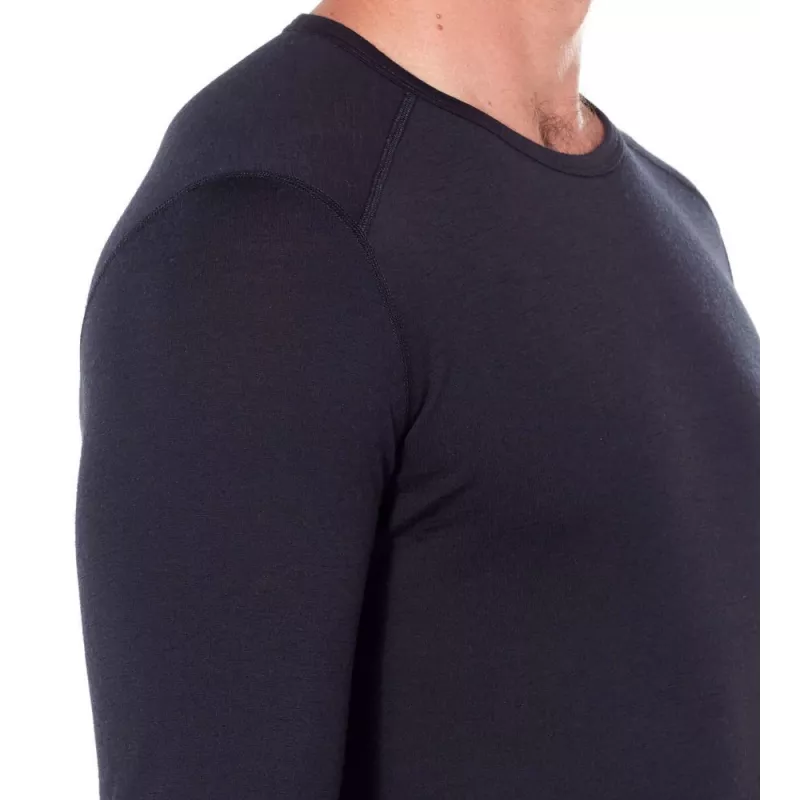 Icebreaker 200 Oasis L/S Crewe - Negro