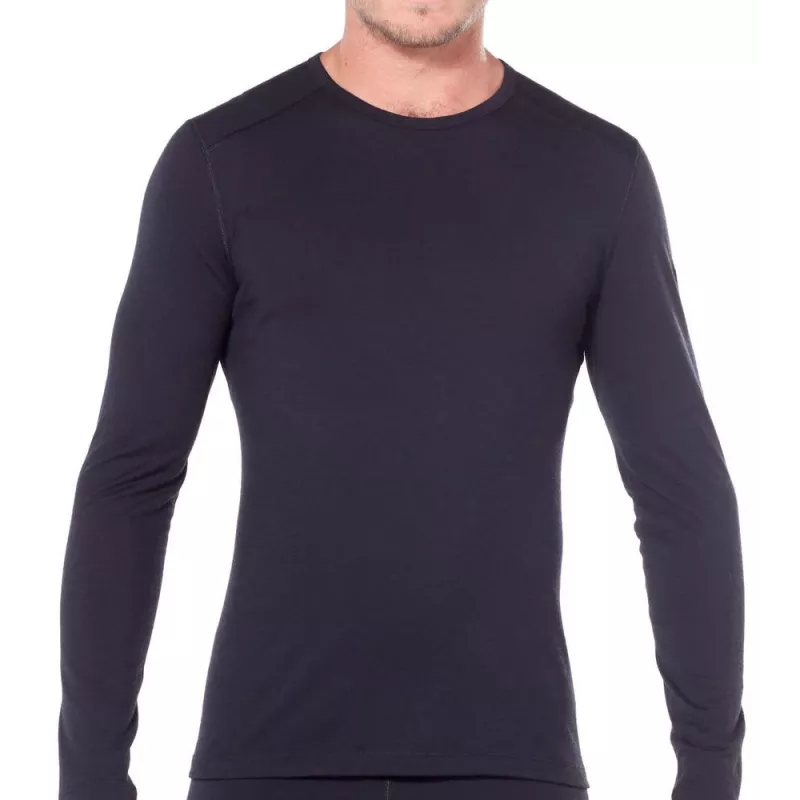Icebreaker 200 Oasis L/S Crewe - Negro (XL)