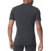 Icebreaker Anatomica S/S Crewe Camiseta Primera Capa - Black/Monsoon - Talla M