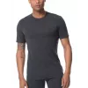 Camiseta térmica de manga corta con cuello redondo Icebreaker Anatomica – Negro/Monsoon – XL