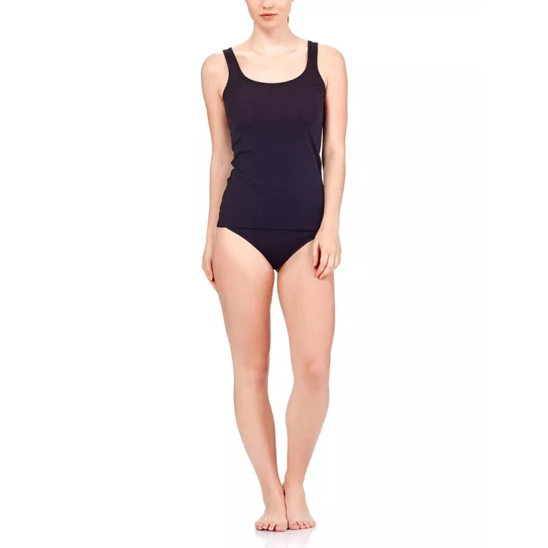 Icebreaker Siren camiseta sin mangas mujer - negra, talla M