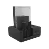 Estación de acoplamiento Icy Box Club Case 2925 4 bahías – 2x M.2 NVMe y 2x 2.5/3.5 SATA HDD/SSD, USB 3.2 Gen 2 (10 Gbps)
