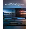 Docking station ICY BOX Heart Dock 2255 11 en 1, DisplayLink DL-6950, 2x HDMI/DP 4K@60Hz, Power Delivery 96W, Gigabit LAN, USB-C/A 10Gbps