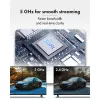 Icy Box IB-WL101 Kit extensor HDMI inalámbrico - transmisor y receptor USB-C a HDMI, Full HD 1080p, alcance 30m, Negro