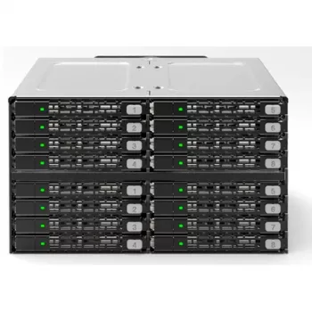 Módulo backplane ICY DOCK ToughArmor MB516SP-B para 16 bahías de SSD/HDD SAS/SATA de 2,5