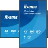 IIYAMA LH4366UHSB-B1AG Pantalla de señalización digital 4K UHD de 43