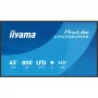 IIYAMA LH4366UHSB-B1AG Pantalla de señalización digital 4K UHD de 43