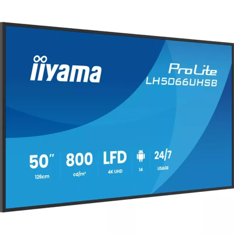 IIYAMA LH5066UHSB-B1AG pantalla digital signage 50