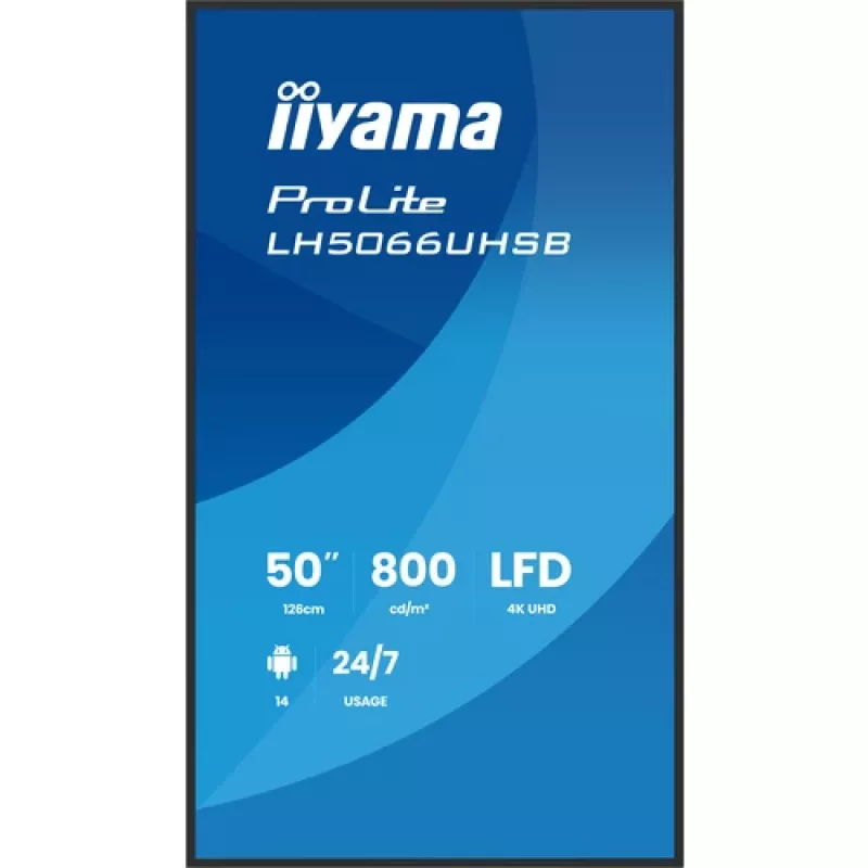 IIYAMA LH5066UHSB-B1AG pantalla digital signage 50