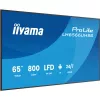 IIYAMA LH6566UHSB-B1AG pantalla de señalización digital 65 pulgadas 4K UHD con Android, 500 cd/m², 2x HDMI, USB-C, DP, WiFi, funcionamiento 18/7