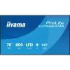IIYAMA LH7566UHSB-B1AG Pantalla de señalización digital 75