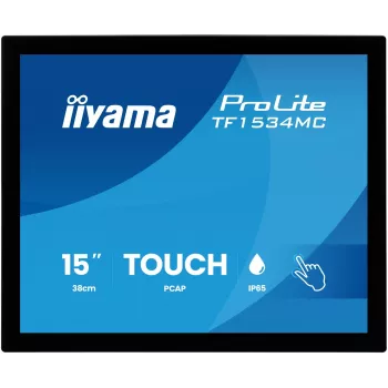 IIYAMA ProLite TF1534MC-B8X monitor táctil 15 inch XGA TN, HDMI, DP, VGA, USB