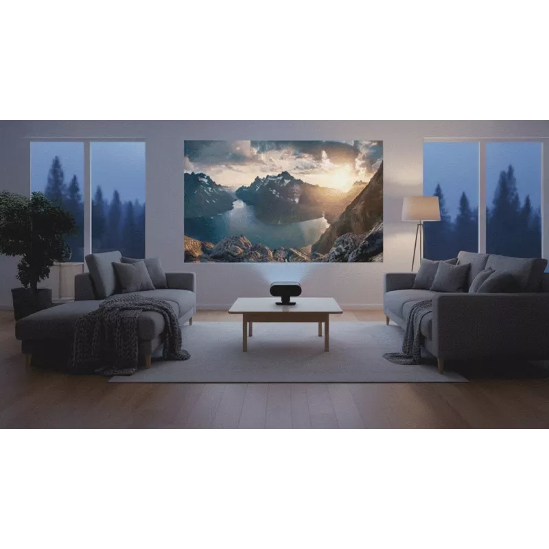Proyector LCD ŠILELIS PB-1 HD 1280x720, 200 lúmenes ANSI, LED, HDMI, USB, altavoz 3W