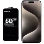 iLike Protector de Pantalla Cristal Templado 6D Full Face Glue 9H para Apple iPhone 15 Plus con Marco Negro