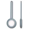 iLike AirTag funda llavero de silicona gris azul