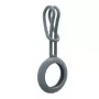 iLike AirTag funda llavero de silicona gris azul