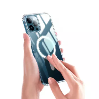 iLike Funda Mag Anti Shock 1,5 mm para Samsung Galaxy A17 4G / A17 5G transparente Big Hole