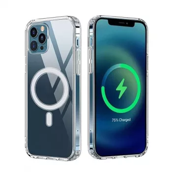 iLike Funda Mag Anti Shock 1,5 mm para Samsung Galaxy A17 4G / A17 5G transparente Big Hole