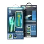 iLike Apple Cristal Templado Full Glue 5D para iPhone 13 / 13 Pro / 14 Negro + Aplicador
