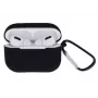iLike Funda con gancho para Apple AirPods 3 negra