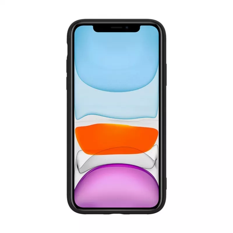 iLike Apple iPhone 11 Funda Nano Silicona Negra
