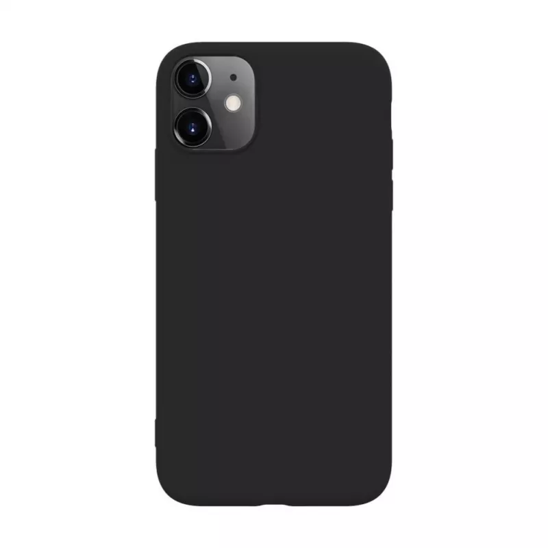 iLike Apple iPhone 11 Funda Nano Silicona Negra