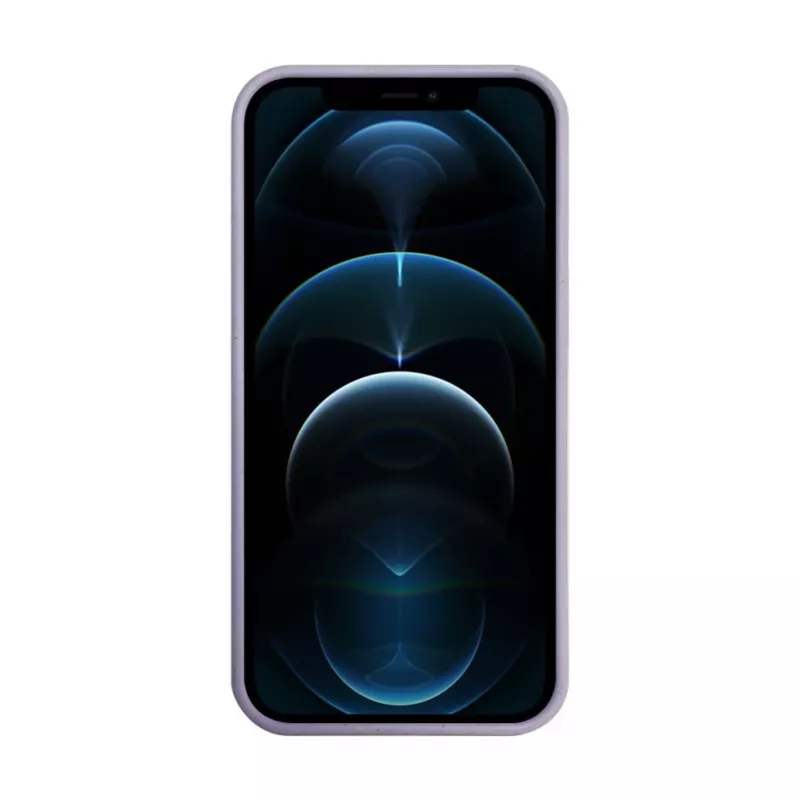 iLike Funda de silicona para Apple iPhone 12 / 12 Pro diseño Eco Print flor