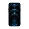 iLike Apple iPhone 12 Pro Max Funda de silicona Nano azul medianoche