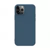 iLike Apple iPhone 12 Pro Max Funda de silicona Nano azul medianoche