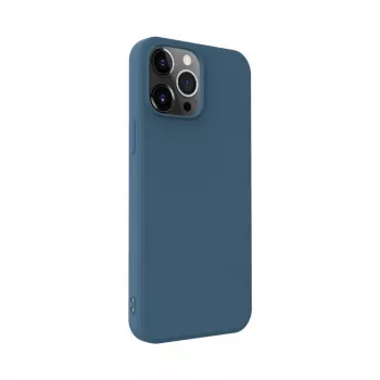 iLike Funda de silicona Nano para Apple iPhone 13 Pro Midnight Blue
