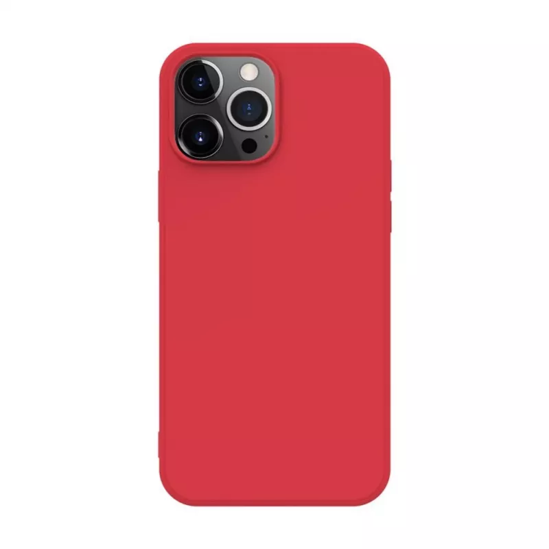 iLike Apple iPhone 13 Pro Funda de Silicona Roja