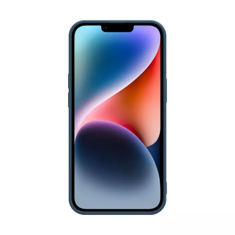 iLike Apple iPhone 14 Funda Nano Silicona Midnight Blue
