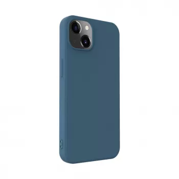iLike Apple iPhone 14 Funda Nano Silicona Midnight Blue
