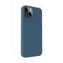 iLike Apple iPhone 14 Funda Nano Silicona Midnight Blue