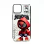 Funda de PC y silicona iLike Spider Sense para Apple iPhone 14 blanco rojo
