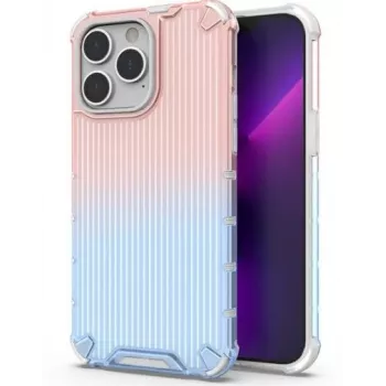 iLike Apple iPhone 14 Pro Funda blindada rosa y azul Protect