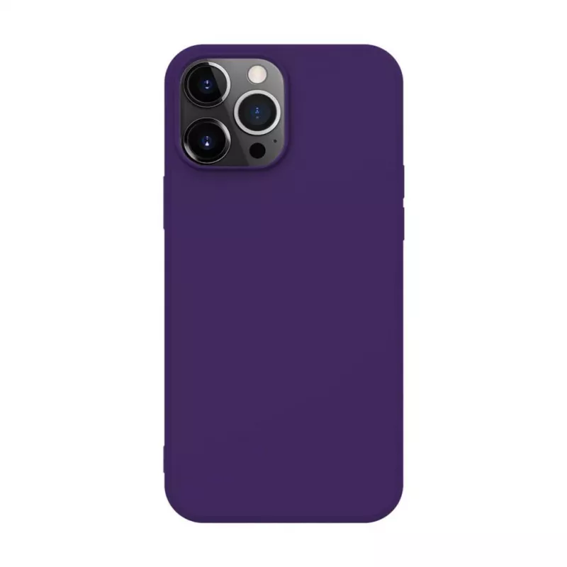 iLike Apple iPhone 14 Pro Max Funda Nano Silicona Deep Purple