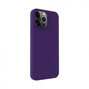 iLike Apple iPhone 14 Pro Max Funda Nano Silicona Deep Purple