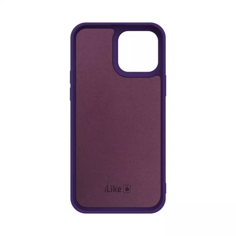 iLike Apple iPhone 14 Pro Funda de silicona Nano morado intenso