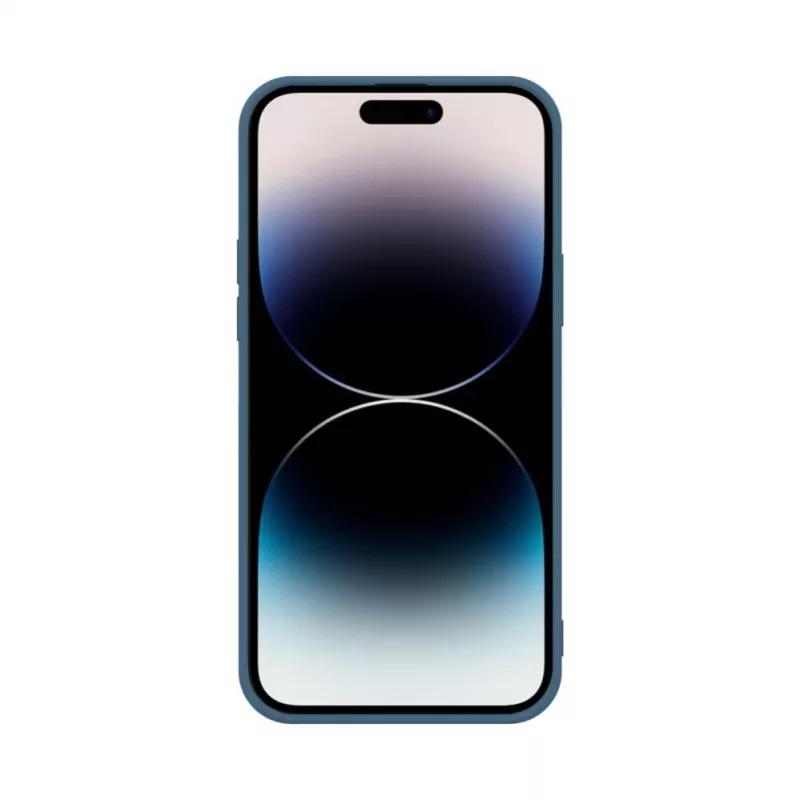 iLike Apple iPhone 14 Pro Funda Nano Silicona Midnight Blue