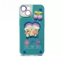 iLike Funda Epoxy Cartoon para Apple iPhone 15 Blue