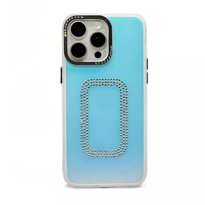 iLike Apple iPhone 15 Laser Shell Square Funda trasera Transparente