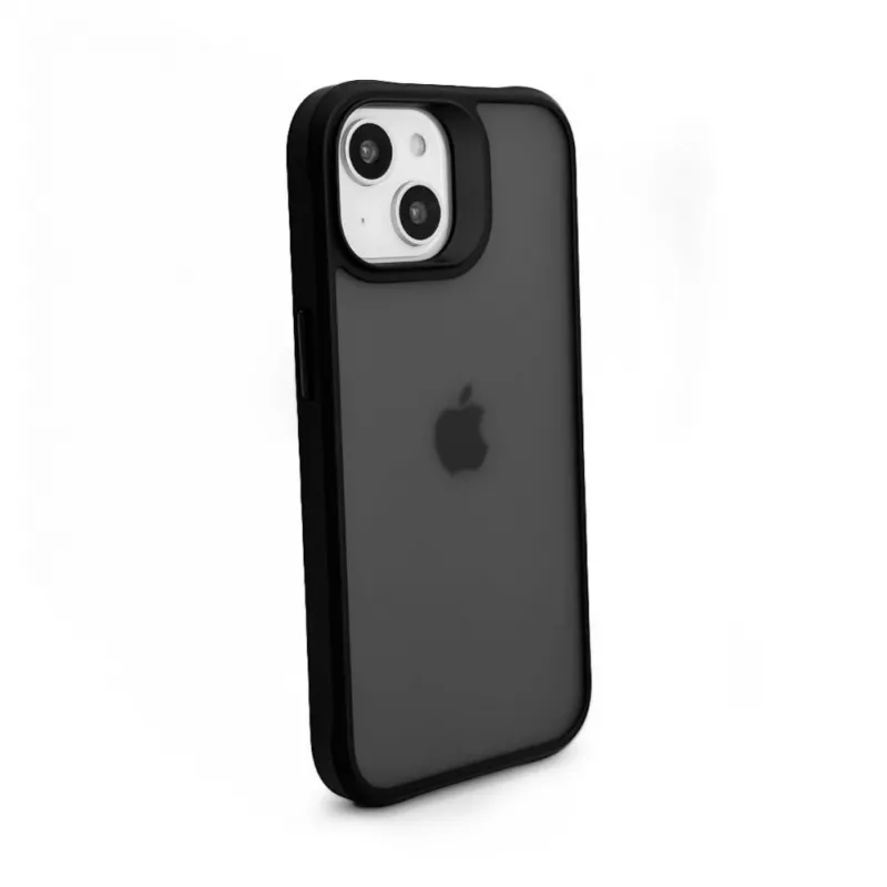 iLike Funda PC mate Newton para Apple iPhone 15, negra