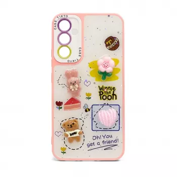 iLike Funda Epoxy Cartoon para Apple iPhone 15 Pro Max rosa
