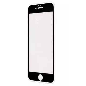 iLike protector de pantalla de cristal templado Full Glue 2.5D con marco negro para Apple iPhone 6/6S