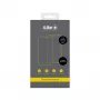 iLike Apple iPhone 6/6S Protector de pantalla completo de cristal Silk Print 2.5D - negro