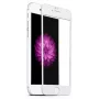 iLike Apple iPhone 6/6S Protector de pantalla de cristal templado 2.5D Full Glue con marco blanco