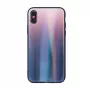 iLike Funda Aurora Glass marrón negro para Apple iPhone 7 Plus / iPhone 8 Plus