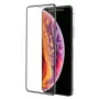iLike Protector de pantalla de cristal templado con borde curvo 3D para Apple iPhone X/Xs negro