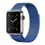 Correa magnética iLike para Apple Watch 7 45mm Magnetic Band Bracelet azul